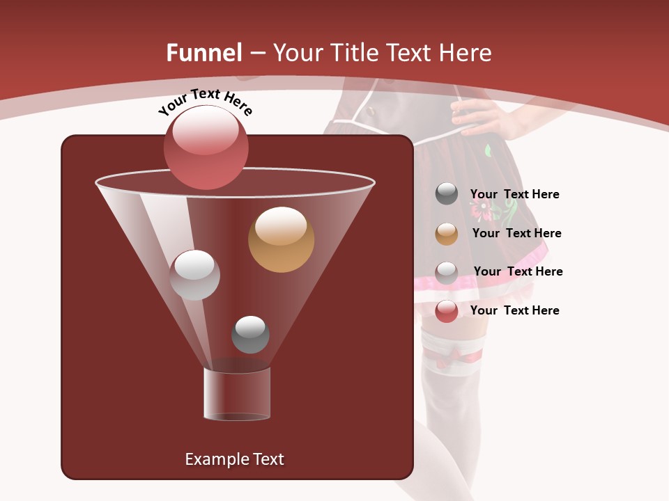 Isolated Beautiful Smile PowerPoint Template