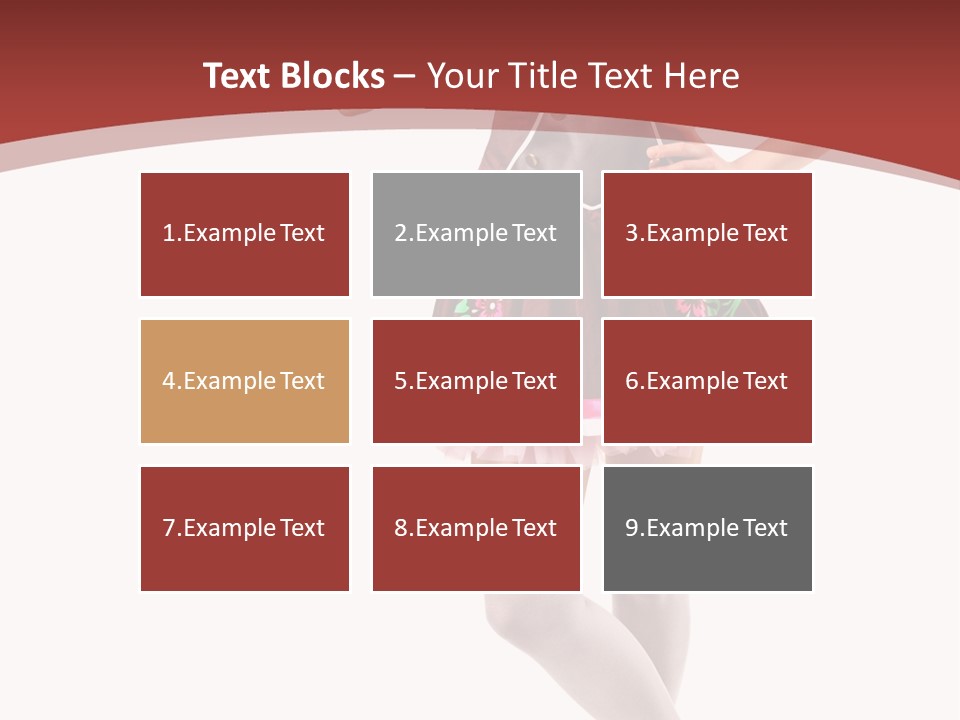Isolated Beautiful Smile PowerPoint Template
