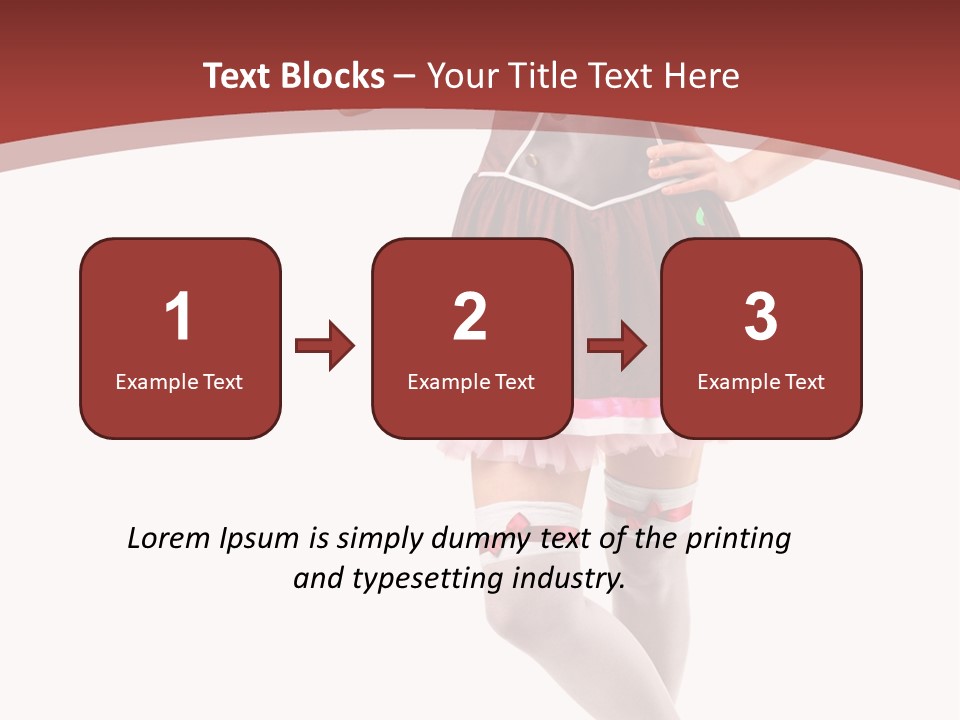 Isolated Beautiful Smile PowerPoint Template