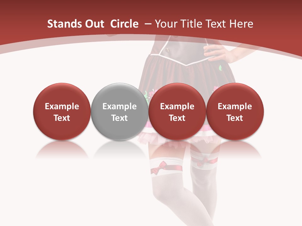 Isolated Beautiful Smile PowerPoint Template