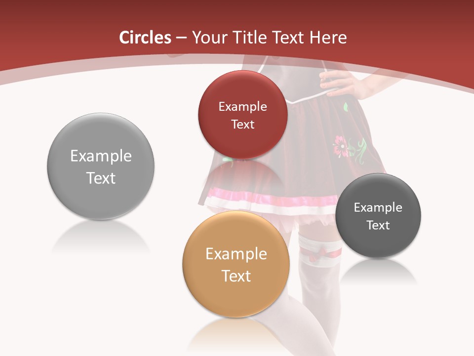 Isolated Beautiful Smile PowerPoint Template