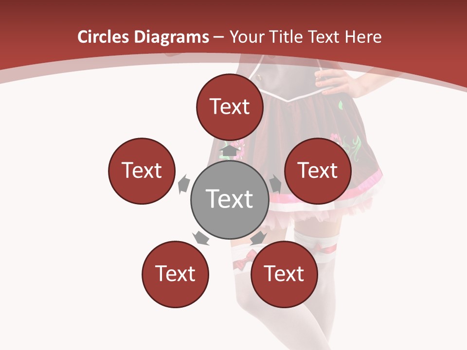 Isolated Beautiful Smile PowerPoint Template