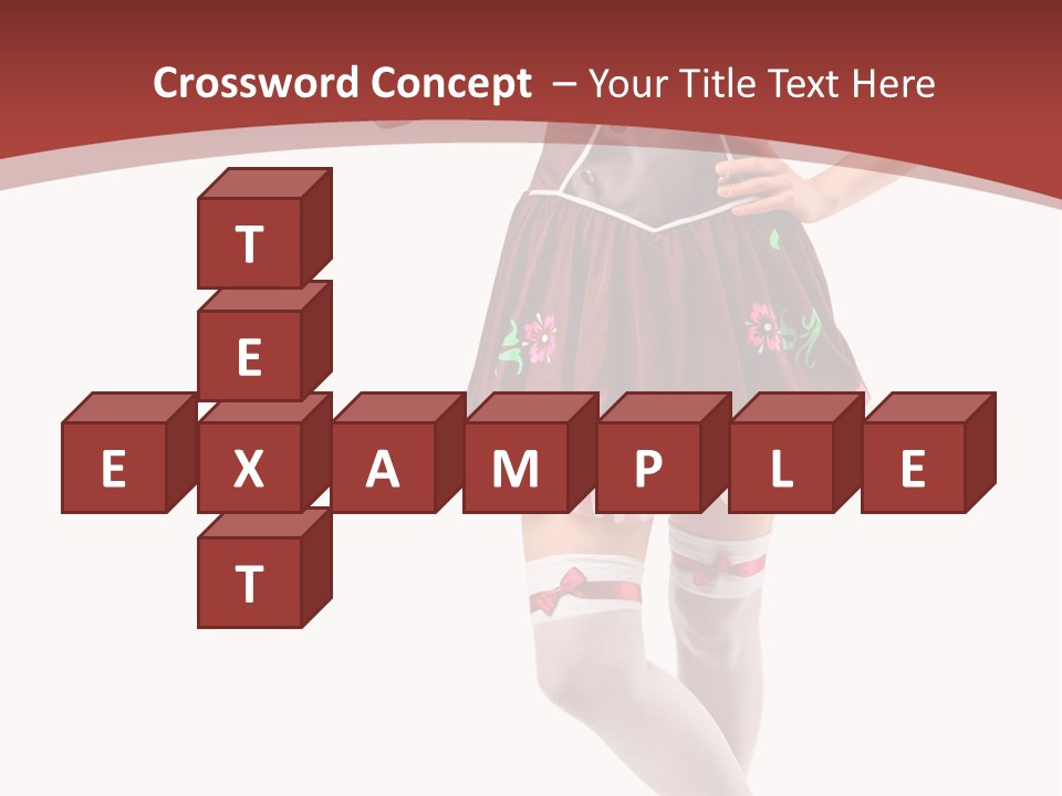 Isolated Beautiful Smile PowerPoint Template