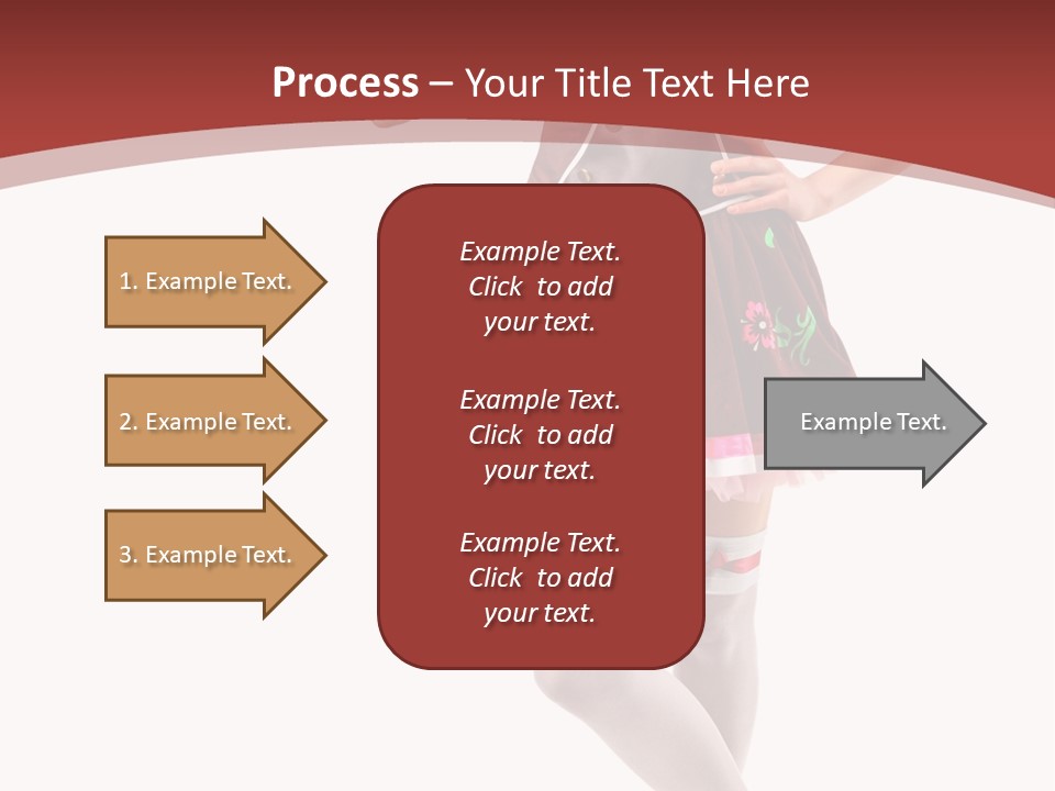 Isolated Beautiful Smile PowerPoint Template