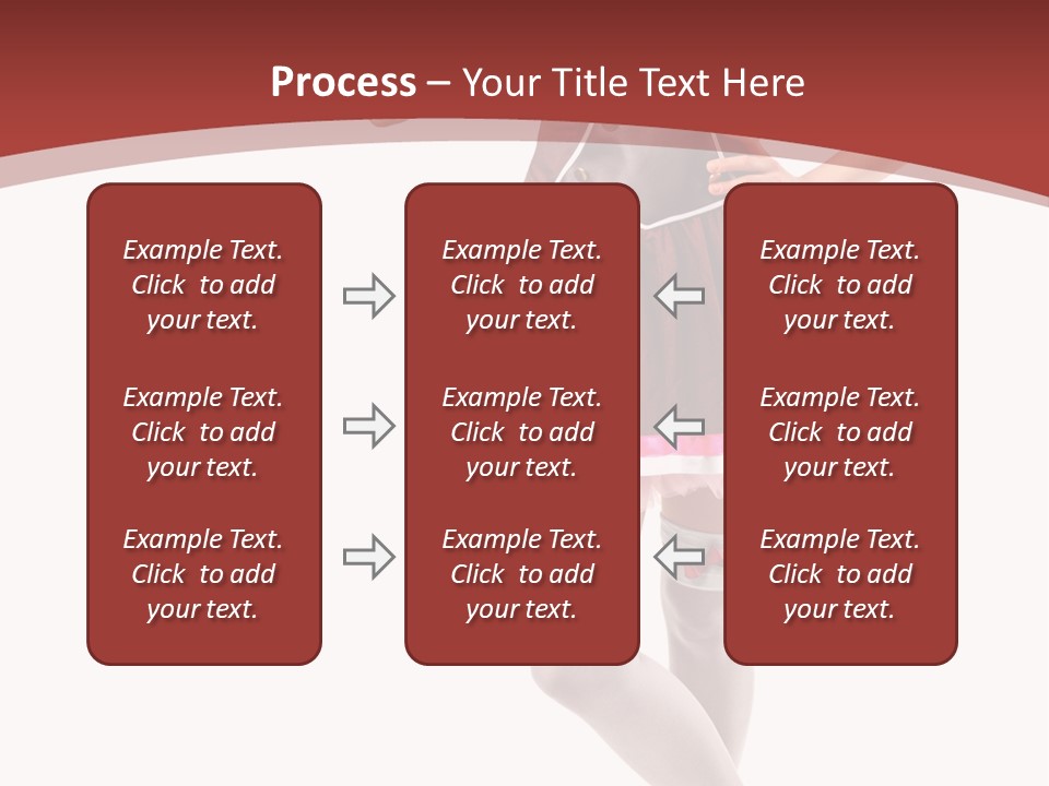 Isolated Beautiful Smile PowerPoint Template