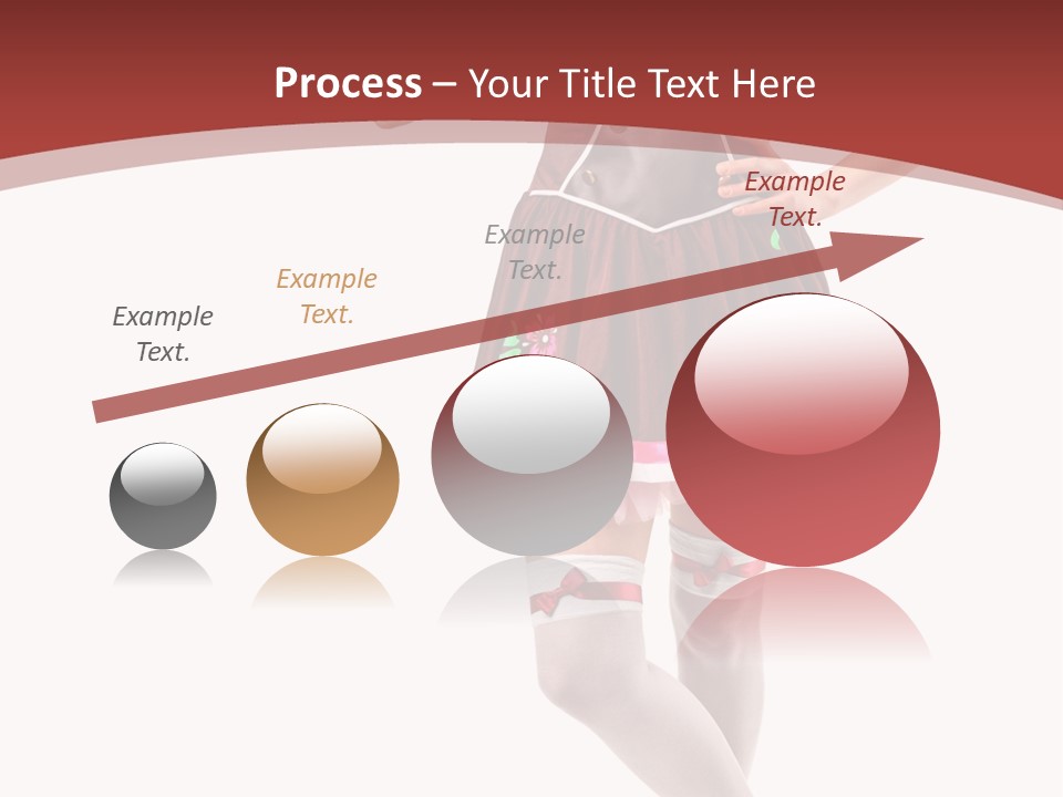 Isolated Beautiful Smile PowerPoint Template