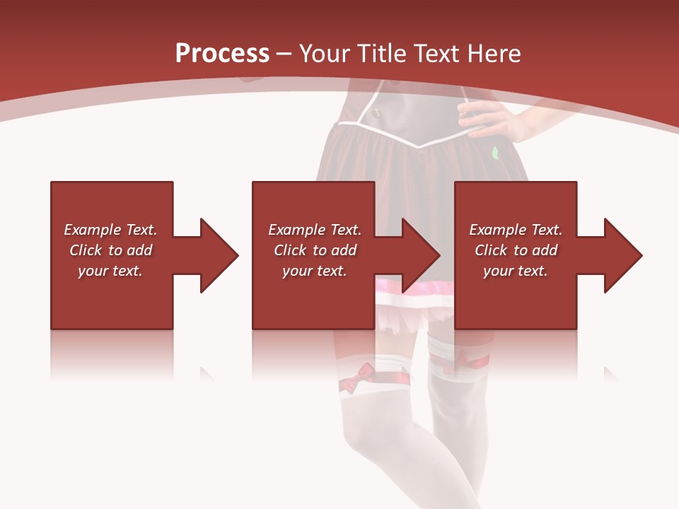 Isolated Beautiful Smile PowerPoint Template