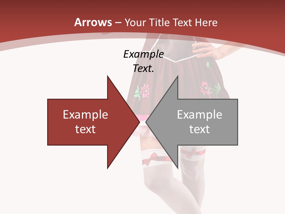 Isolated Beautiful Smile PowerPoint Template