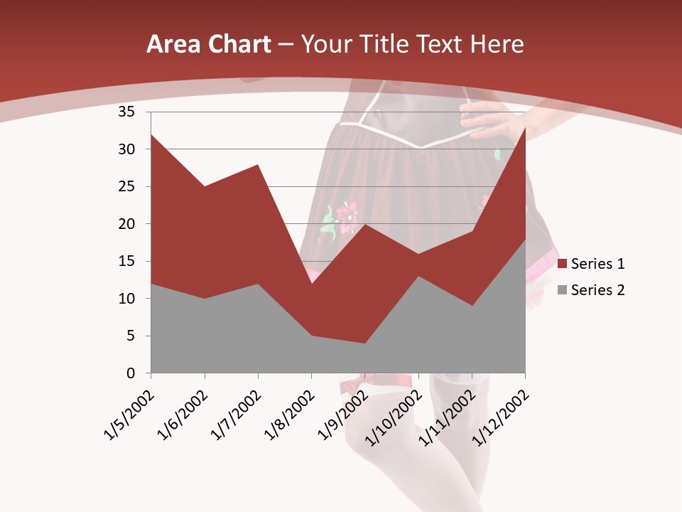 Isolated Beautiful Smile PowerPoint Template