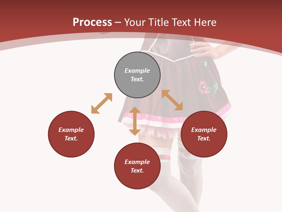 Isolated Beautiful Smile PowerPoint Template
