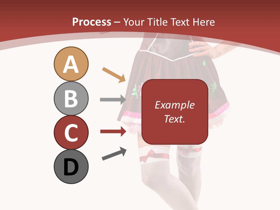 Isolated Beautiful Smile PowerPoint Template