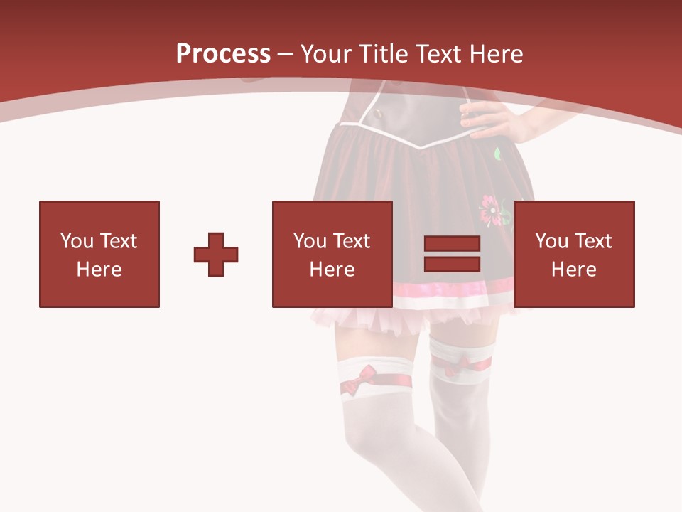 Isolated Beautiful Smile PowerPoint Template