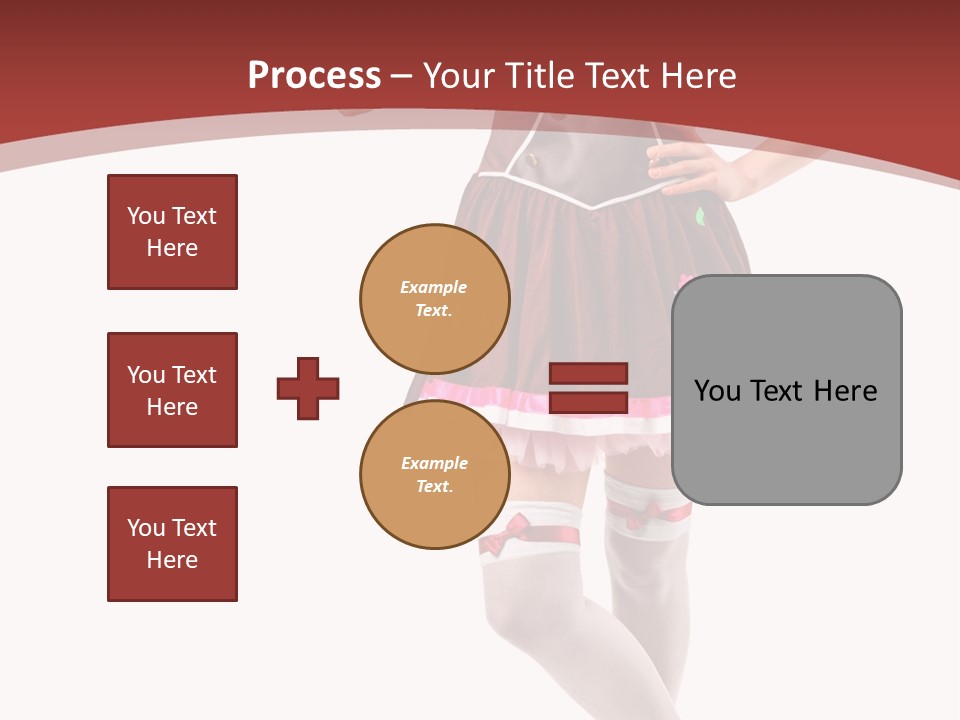 Isolated Beautiful Smile PowerPoint Template