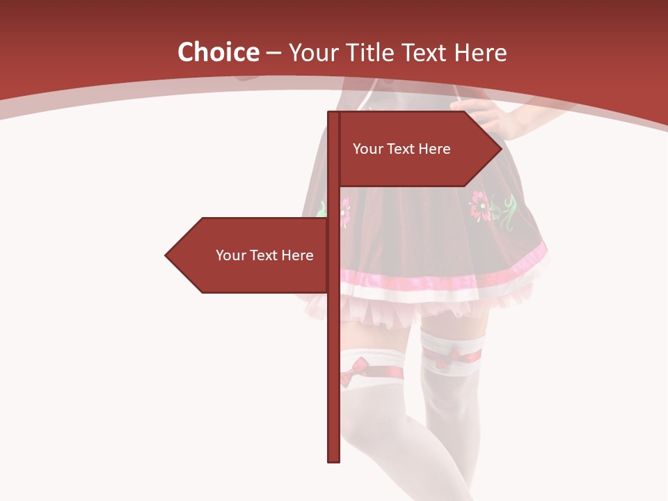 Isolated Beautiful Smile PowerPoint Template