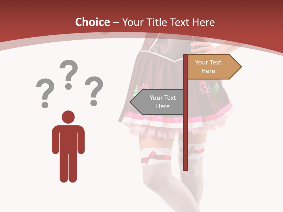 Isolated Beautiful Smile PowerPoint Template