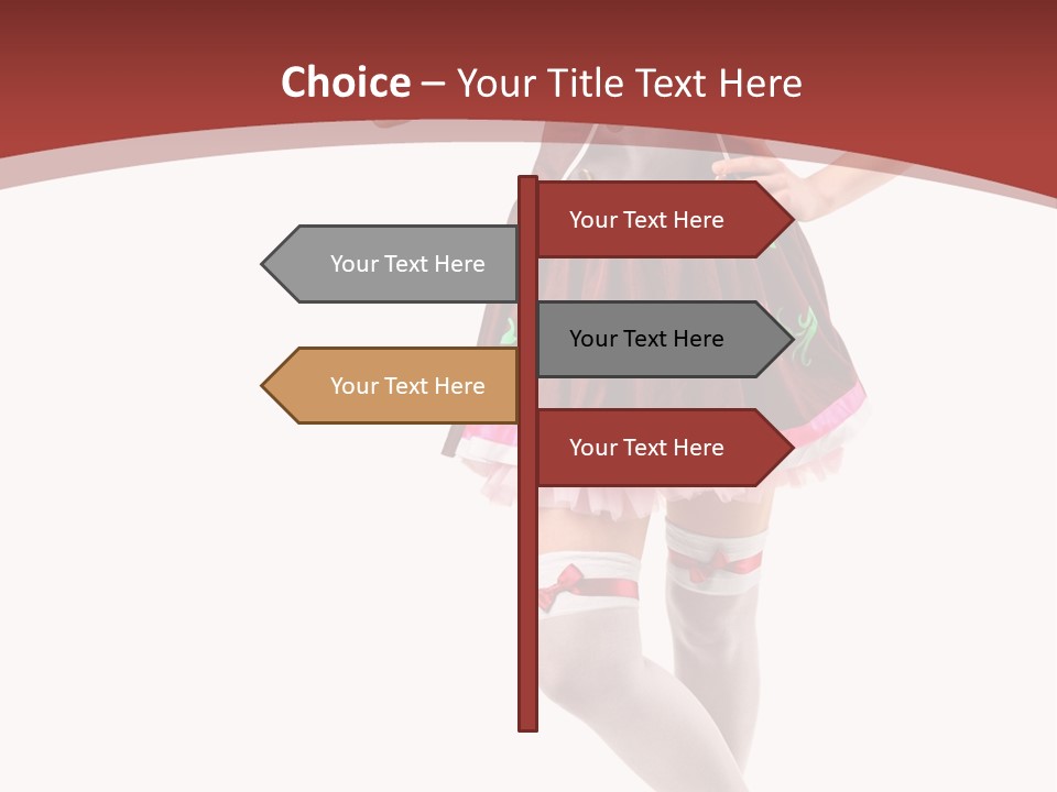 Isolated Beautiful Smile PowerPoint Template