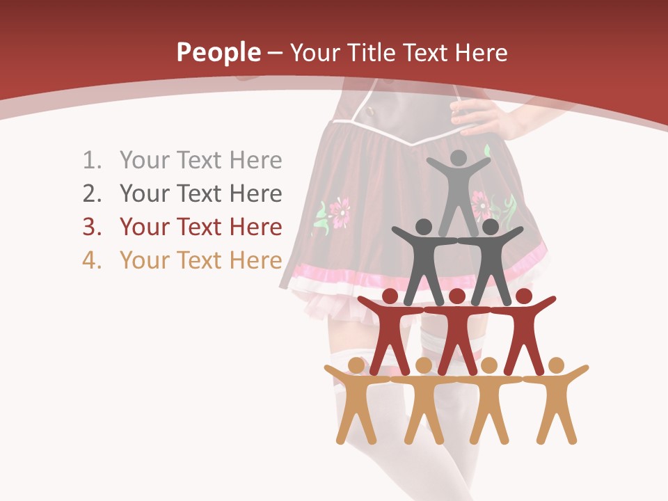 Isolated Beautiful Smile PowerPoint Template