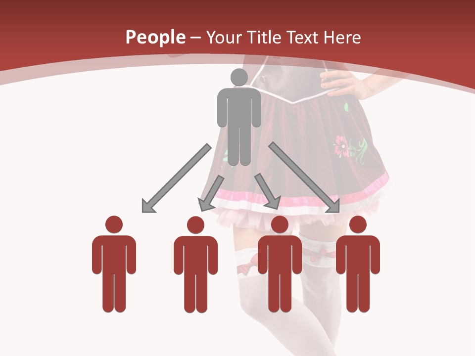 Isolated Beautiful Smile PowerPoint Template