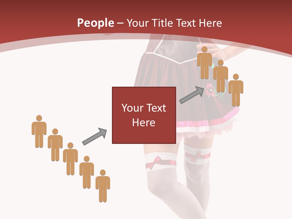 Isolated Beautiful Smile PowerPoint Template