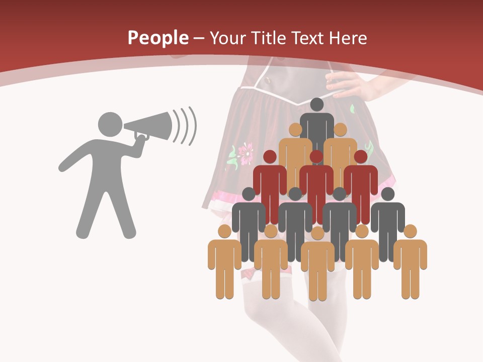 Isolated Beautiful Smile PowerPoint Template