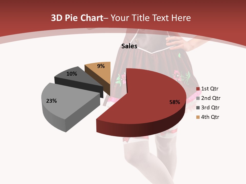 Isolated Beautiful Smile PowerPoint Template