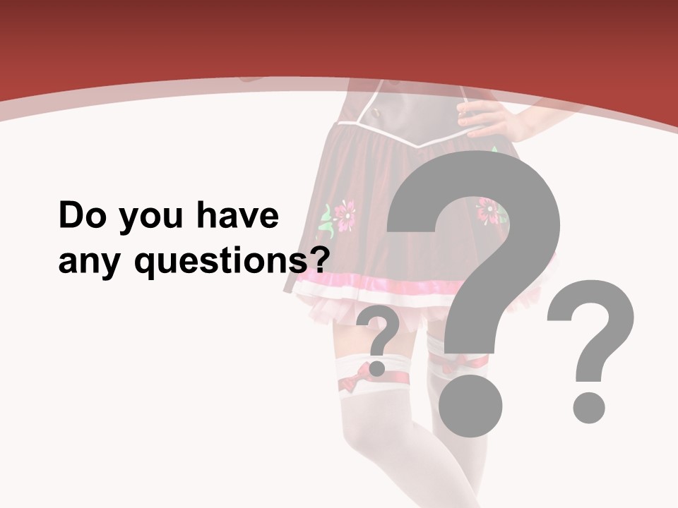 Isolated Beautiful Smile PowerPoint Template