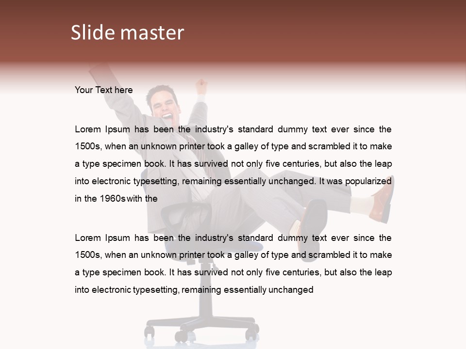 Director Portrait Career PowerPoint Template