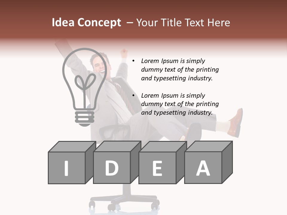 Director Portrait Career PowerPoint Template