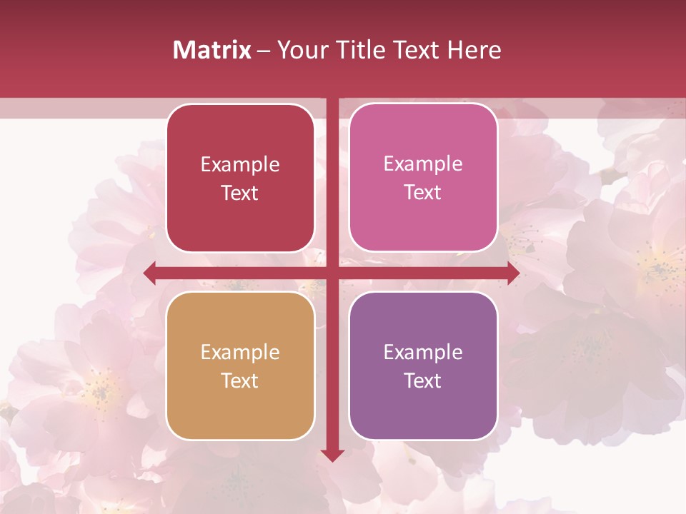 Flower Blossom Flower Head PowerPoint Template