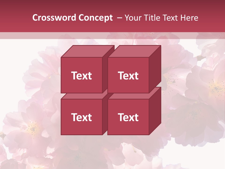 Flower Blossom Flower Head PowerPoint Template