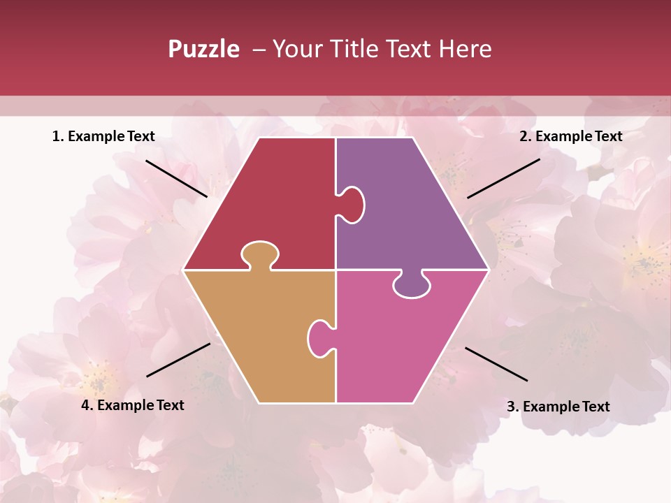 Flower Blossom Flower Head PowerPoint Template