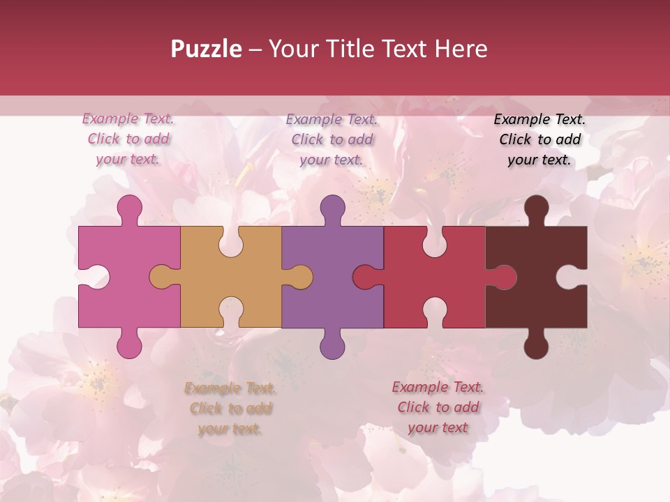 Flower Blossom Flower Head PowerPoint Template