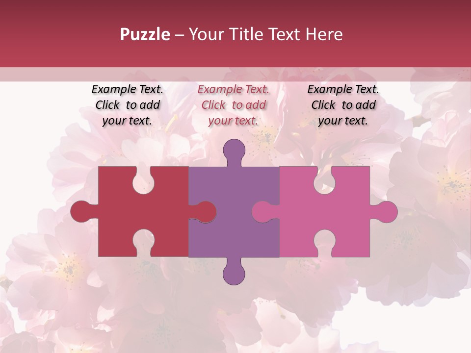 Flower Blossom Flower Head PowerPoint Template