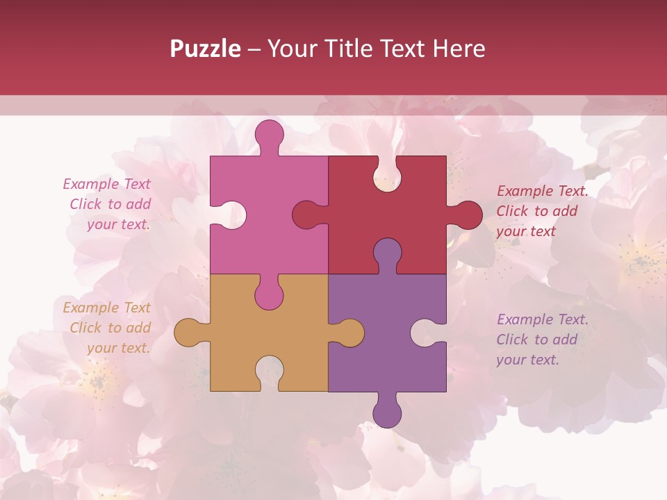 Flower Blossom Flower Head PowerPoint Template