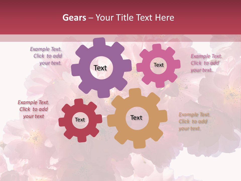 Flower Blossom Flower Head PowerPoint Template