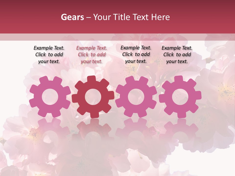 Flower Blossom Flower Head PowerPoint Template
