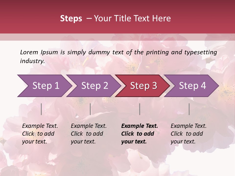 Flower Blossom Flower Head PowerPoint Template