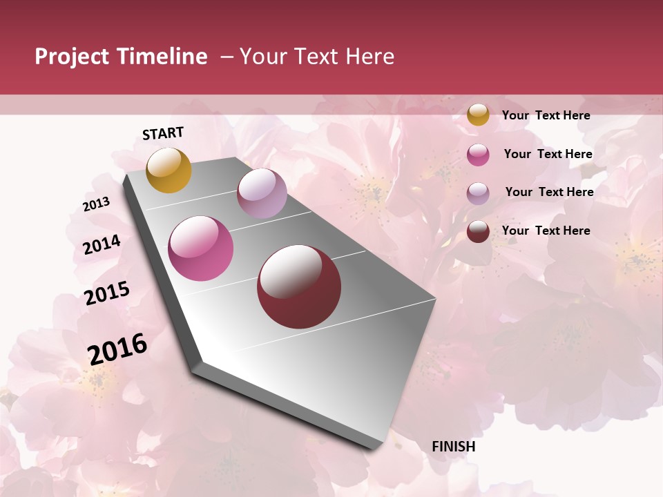 Flower Blossom Flower Head PowerPoint Template