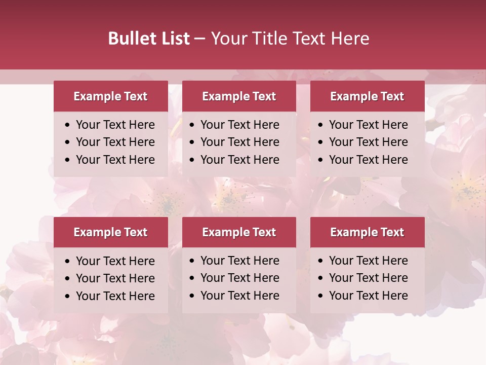 Flower Blossom Flower Head PowerPoint Template