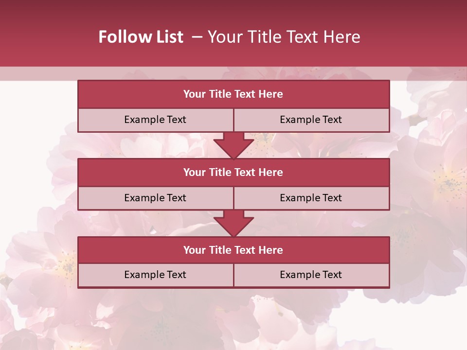 Flower Blossom Flower Head PowerPoint Template