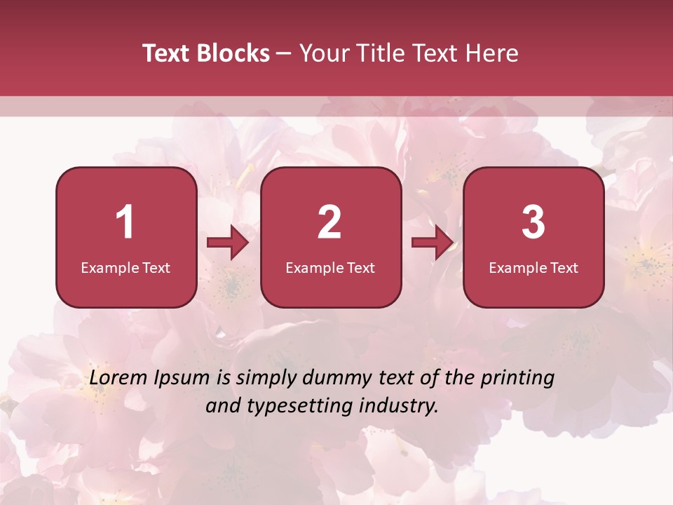 Flower Blossom Flower Head PowerPoint Template