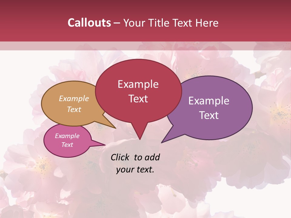 Flower Blossom Flower Head PowerPoint Template