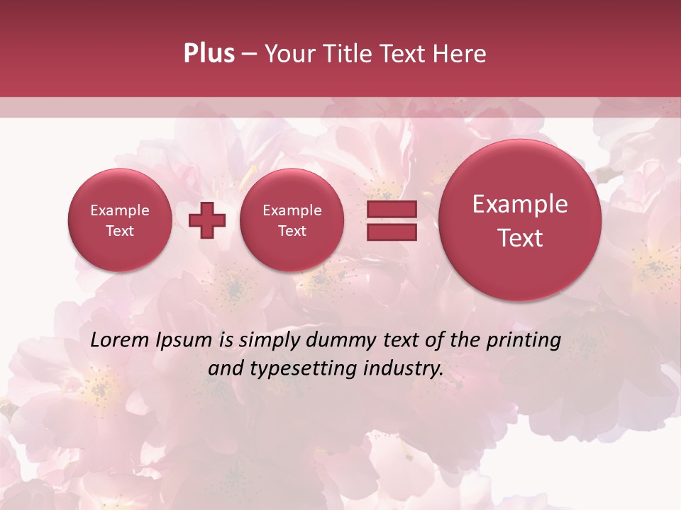 Flower Blossom Flower Head PowerPoint Template