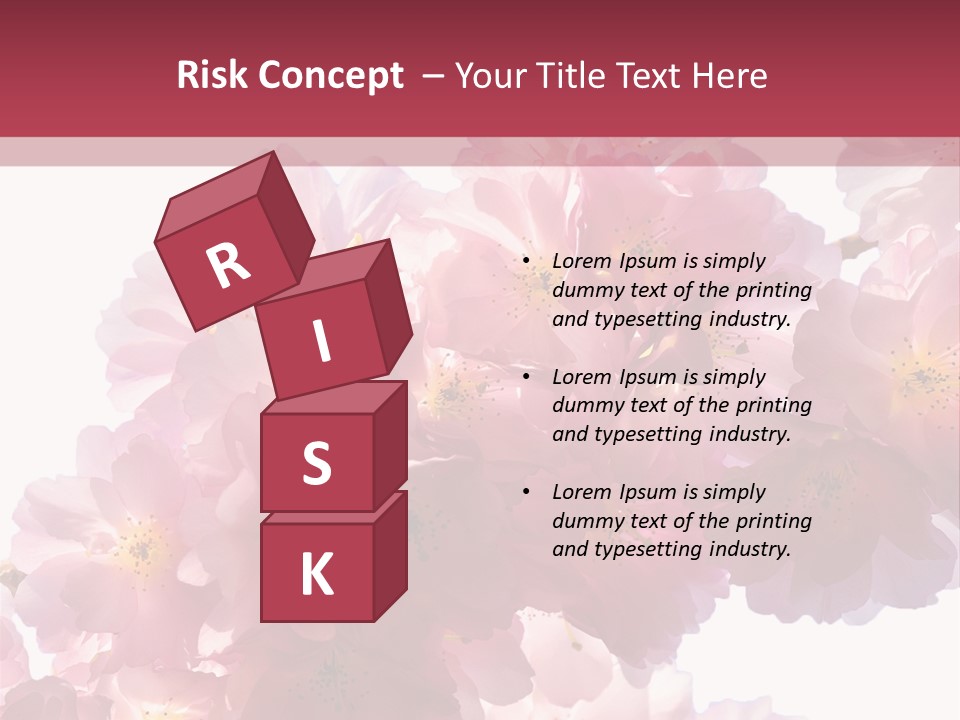 Flower Blossom Flower Head PowerPoint Template