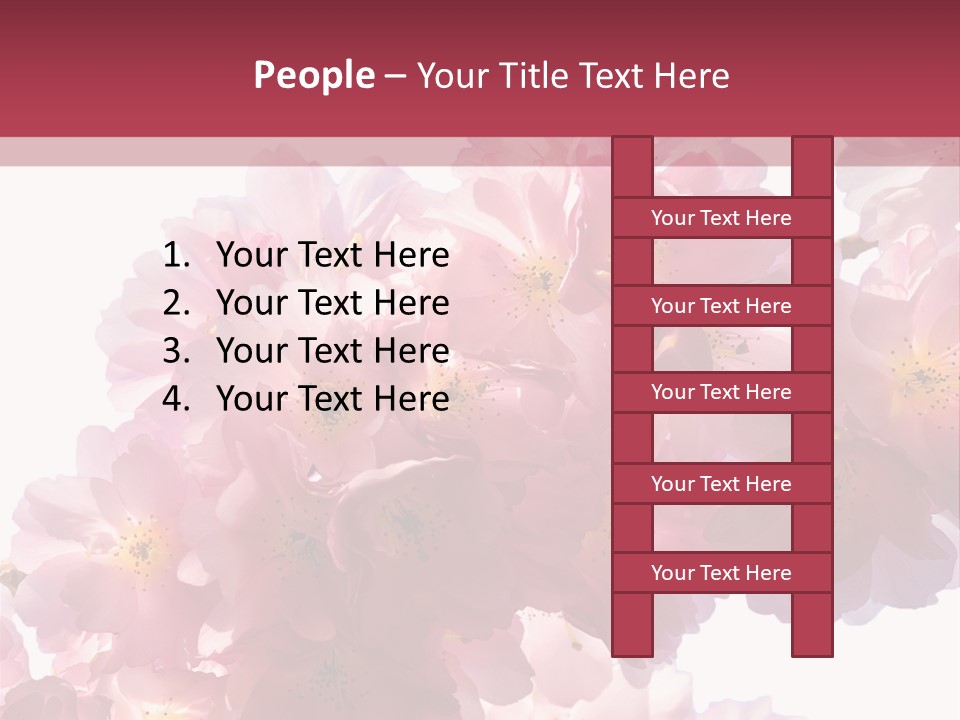Flower Blossom Flower Head PowerPoint Template