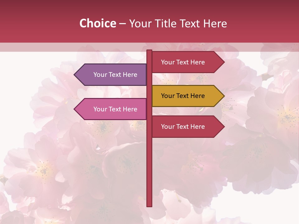Flower Blossom Flower Head PowerPoint Template