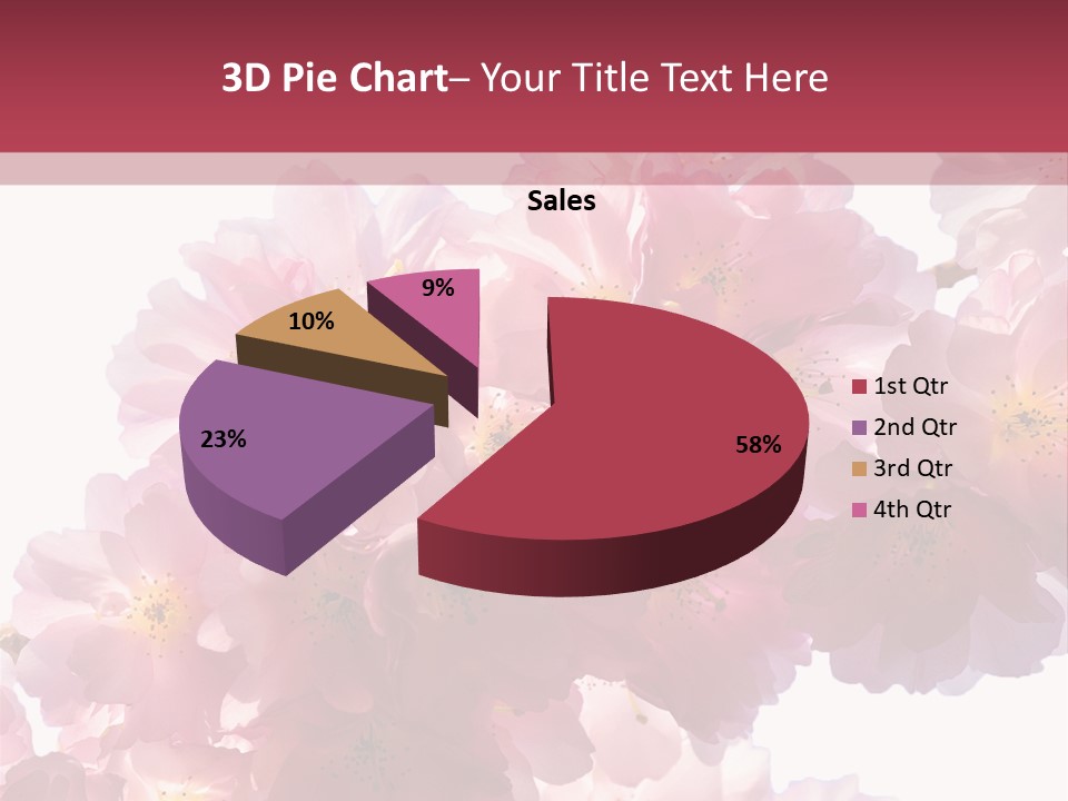Flower Blossom Flower Head PowerPoint Template