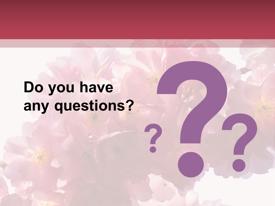 Flower Blossom Flower Head PowerPoint Template