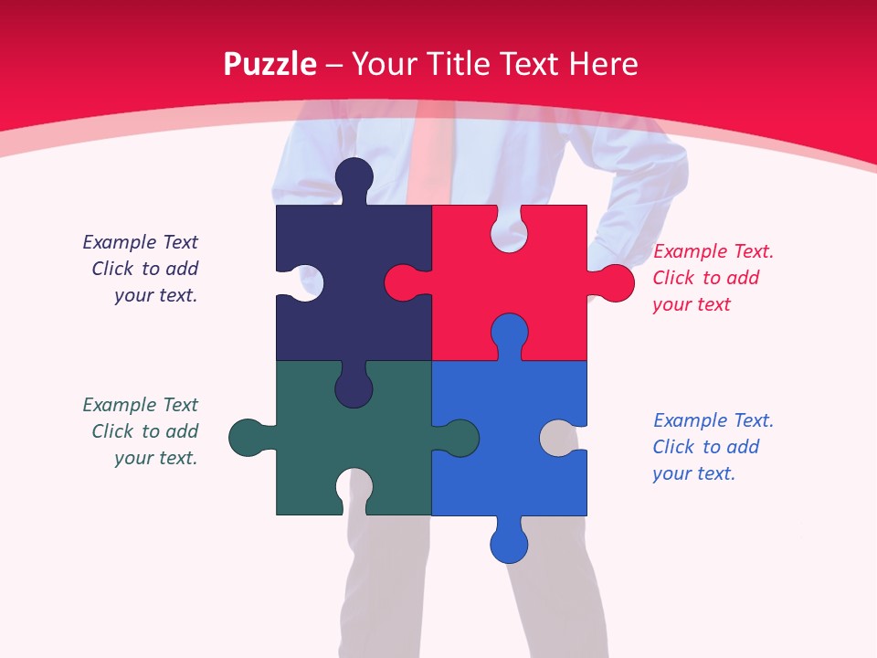 Worker Tie Ceo PowerPoint Template