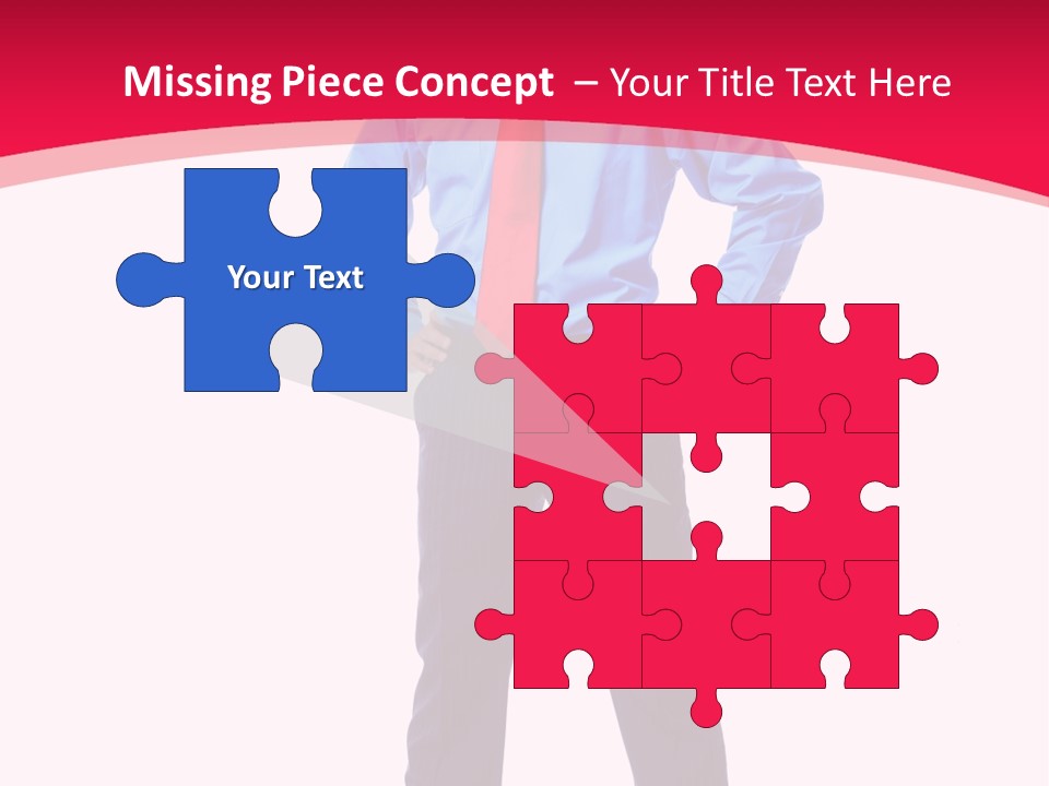 Worker Tie Ceo PowerPoint Template